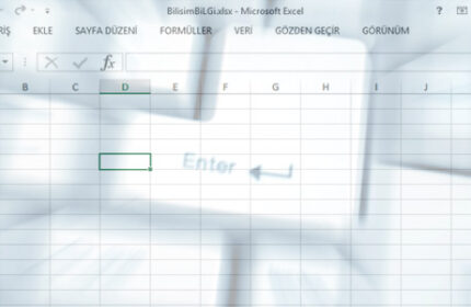 Excel’ de Enter Tuşu ile Hücrenin Seçim Yönü Nasıl Değiştirilir?