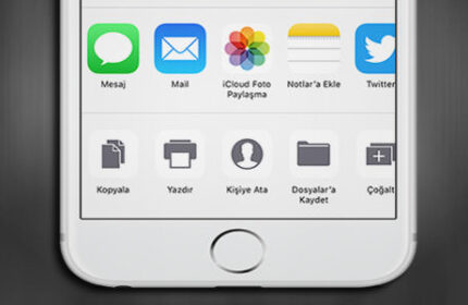 iOS 11′ de Paylaşım Menüsünde Yer Alan Semboller Nasıl Düzenlenir?