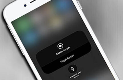 iPhone’ da Sesli Olarak Ekran Videosu Kaydetmek