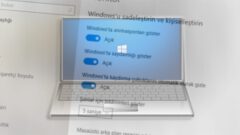 Windows 10′ da Kaydırma Çubuğunu Gizleme ya da Görünür Yapma